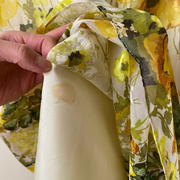 Vintage floral A-line maxi dress - Picture 16 of 16